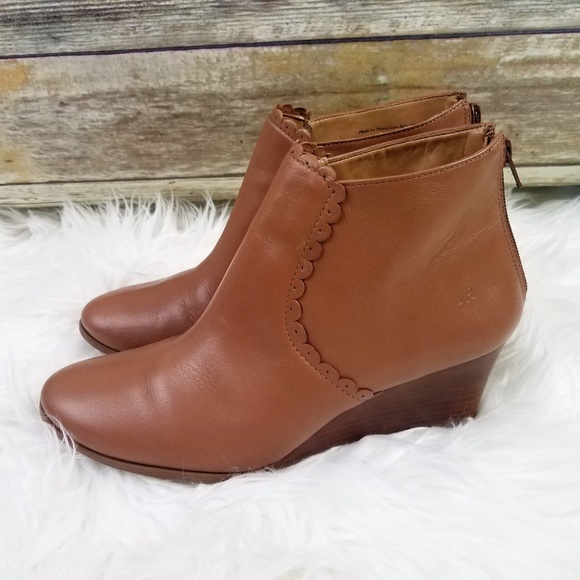 JACK ROGERS Emery Ankle Bootie Wedge Boots 9 - Picture 3 of 8